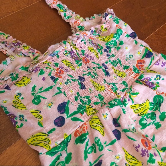 Pink Fruit Cotton Dress - Picture 6 of 12